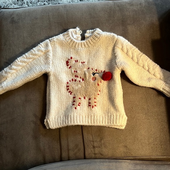 Zara Reindeer knit sweater - Picture 1 of 4